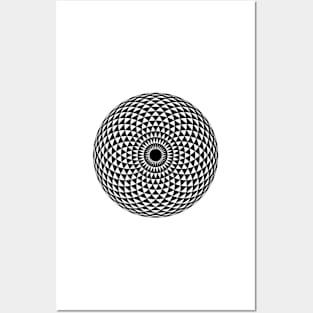 Tiny Triangle Sphere Posters and Art